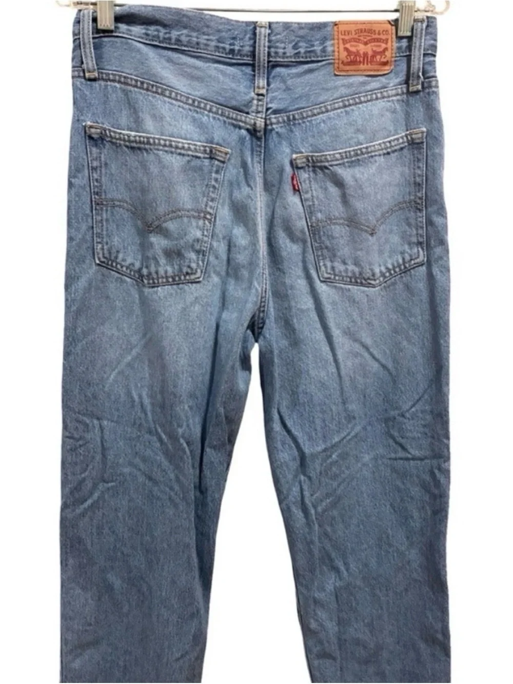 Levi's '94 Baggy Straight Leg Jeans size 29 Mid Distressed Deconstructed